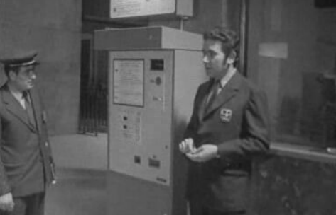 Bilheteiras automáticas na Estação do Rossio