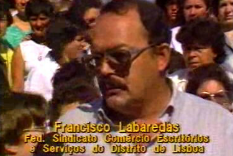 Desempregados e comerciantes do Chiado