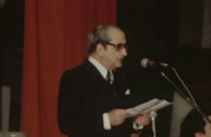 Comício contra a instalação de mísseis