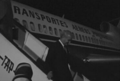 Chegada de José Adolfo Pinto Eliseu ao Funchal