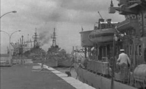 Fragatas espanholas no rio Tejo