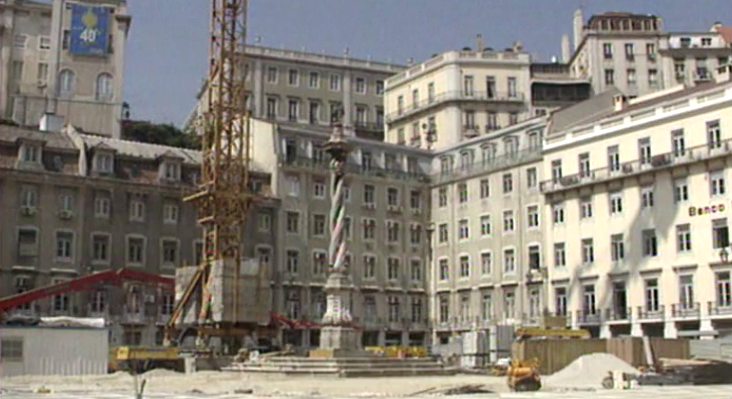 Pelourinho de Lisboa na Praça do Município
