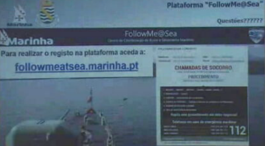 Plataforma de monitorização de embarcações