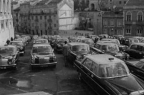 Manifestação de taxistas retornados