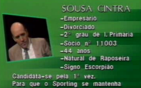 Candidatos às eleições no Sporting