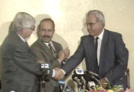 Encontro entre embaixadores de Israel e da OLP