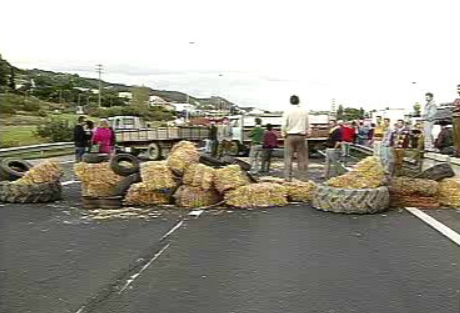 Protesto dos Suinicultores