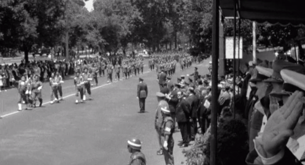 Comemoração do 28 de Maio pela Legião Portuguesa em Lisboa