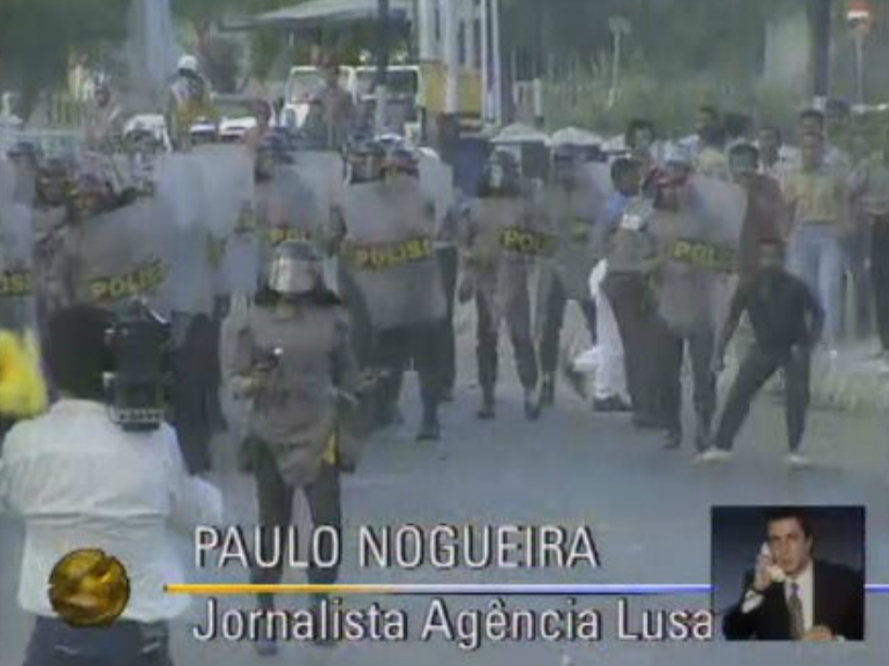 Manifestação de estudantes em Dili