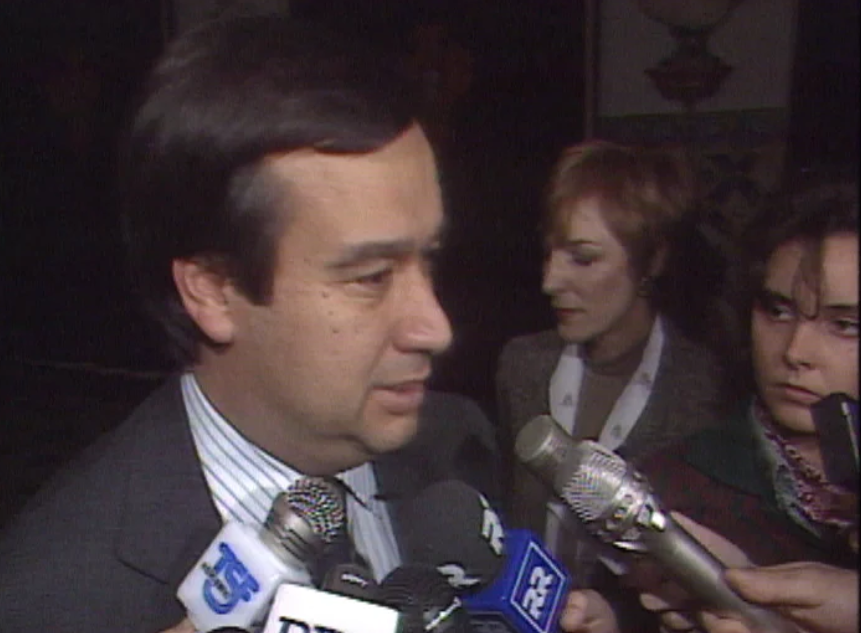 Reunião entre Mário Soares e António Guterres