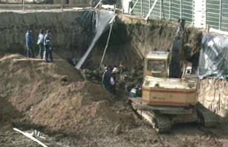 Desabamento de terras em Vila Nova de Gaia