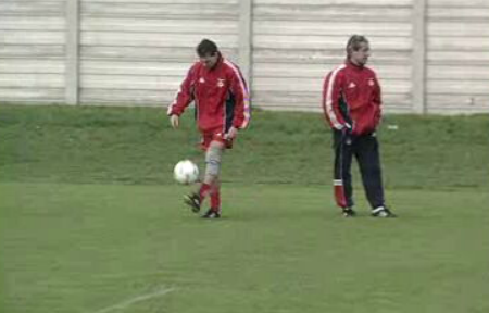 Futebol: treino do Benfica