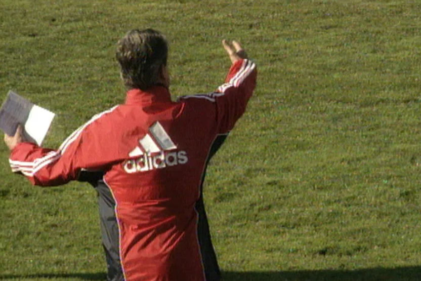 Futebol: treino do Benfica