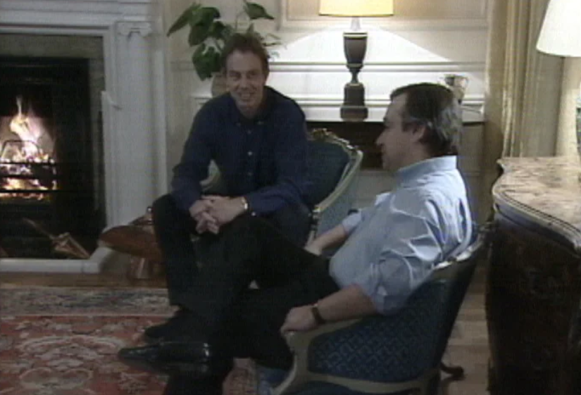 Encontro de António Guterres e Tony Blair