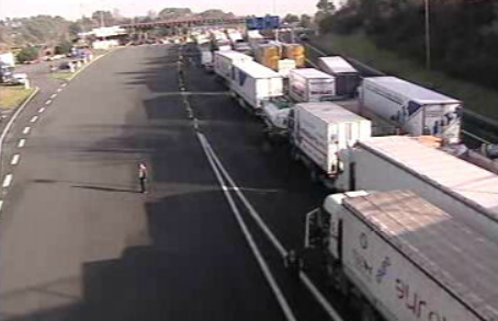 Bloqueio dos camionistas franceses