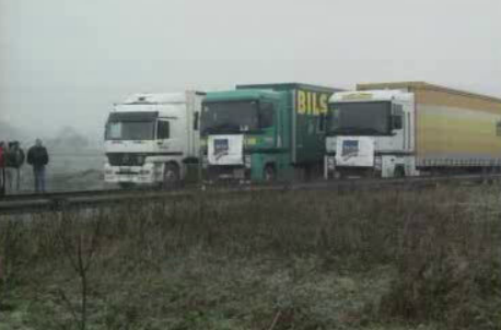 Bloqueio dos camionistas franceses