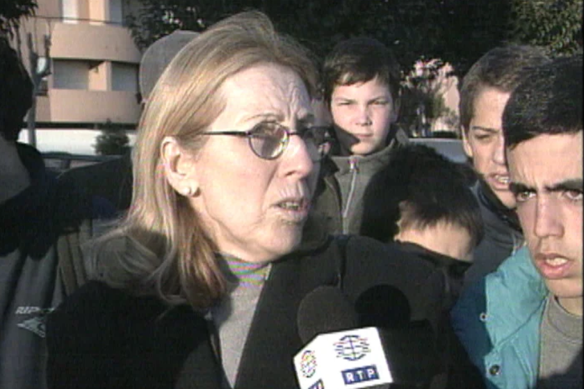 Protesto na escola da Barranha