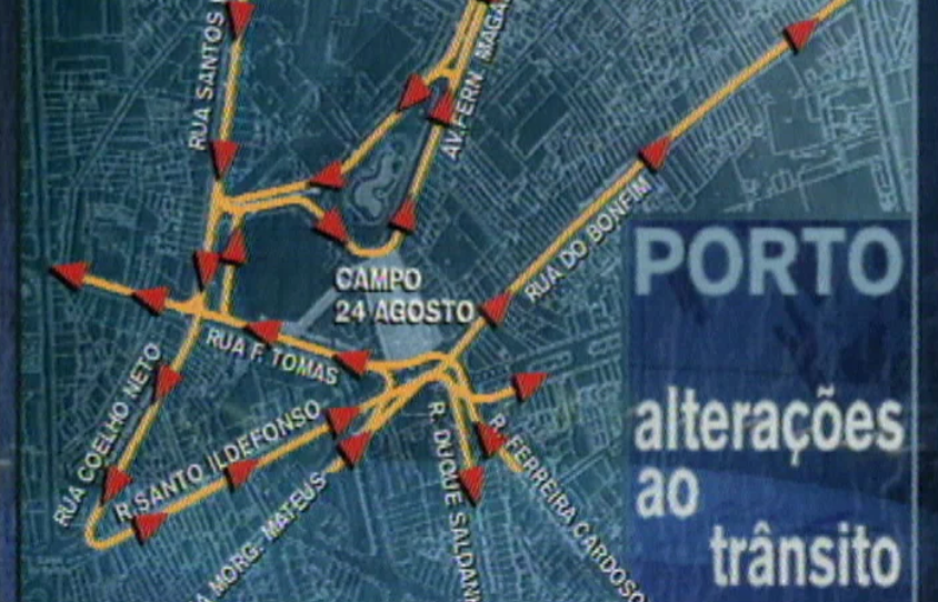 Alterações de trânsito no Porto