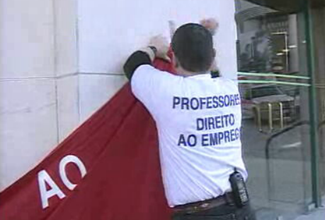 Contestação dos professores