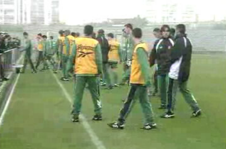 Futebol: treino do Sporting