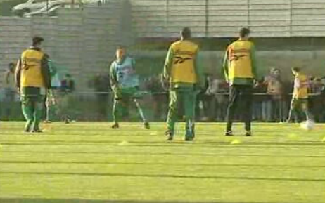 Futebol: treino do Sporting