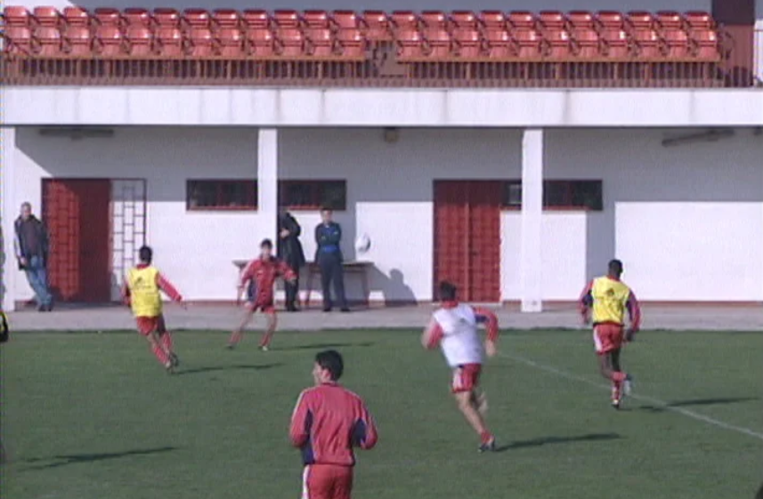 Futebol: Treino do Benfica