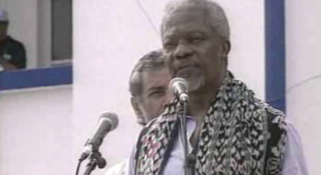 Kofi Annan despede-se de Timor-Leste