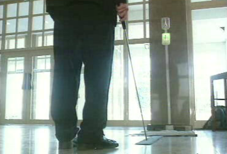 Bengala acústica para cegos