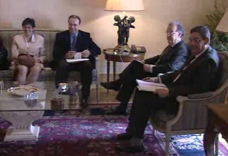 Jorge Sampaio recebe Centrais Sindicais