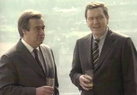 Gerhard Schröder no Porto