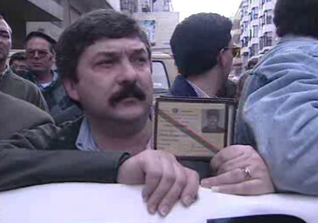 Protesto dos guardas florestais