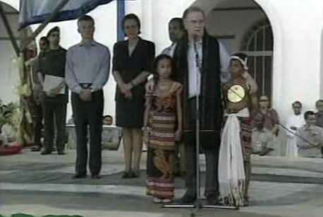 Visita de Jorge Sampaio a Timor-Leste