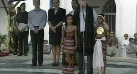 Visita de Jorge Sampaio a Timor-Leste