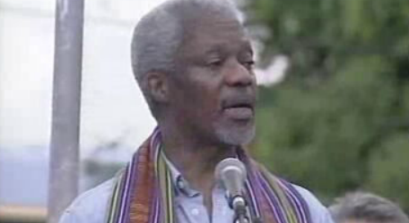 Visita de Kofi Annan a Timor- Leste