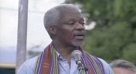 Visita de Kofi Annan a Timor- Leste