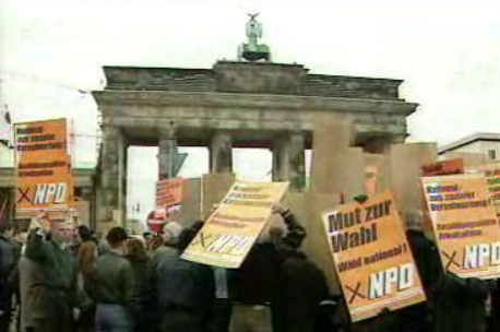 Manifestação de apoio à extrema direita austríaca