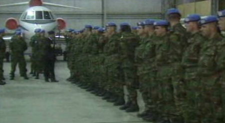 Partida de tropas para Timor-Leste