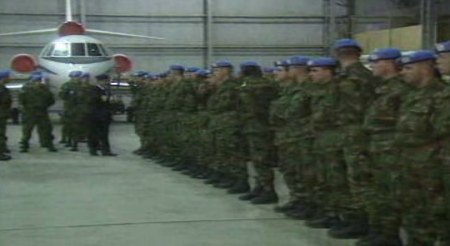 Partida de tropas para Timor-Leste
