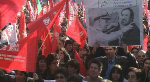 Manifestação de trabalhadores da Função Pública