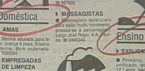 Primeiro Emprego – Parte I