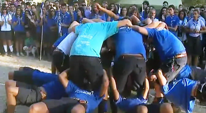 Encontro de escuteiros no Algarve