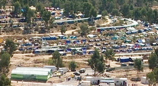 Acampamento de escuteiros em Monte Trigo