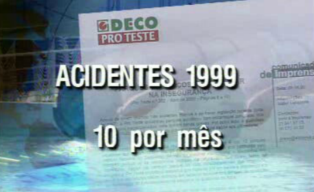 Insegurança dos parques aquáticos