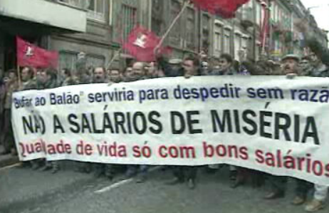 Manifestação de trabalhadores da construção civil