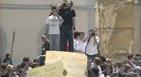 Manifestação de estudantes em Lisboa