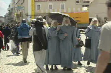 Peregrinos estrangeiros em Fátima