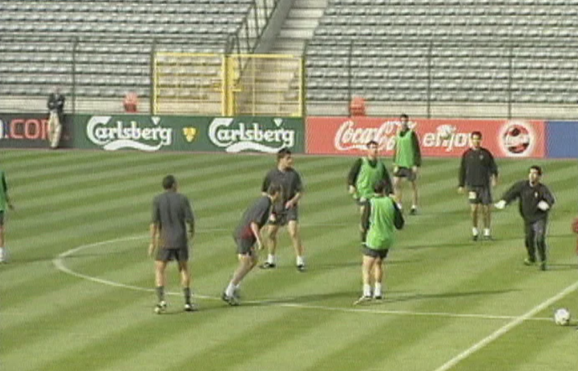 Futebol: treino da Seleção Nacional