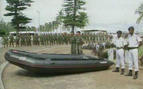 Militares portugueses regressam de Moçambique