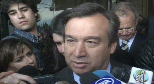 António Guterres critica Cavaco Silva