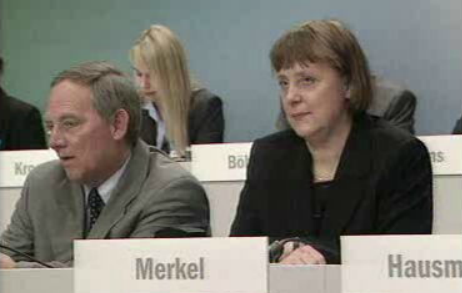 Eleição de Angela Merkel na CDU